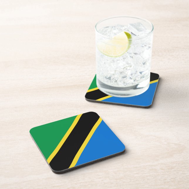 Tanzania Flag Coaster (Right Side)