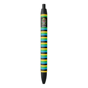 Tanzania Flag Cute Patriotic Black Ink Pen