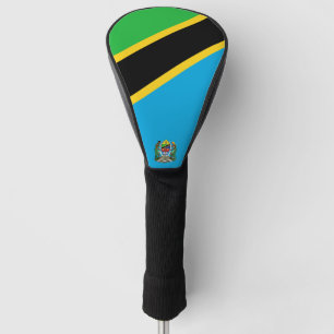 Tanzania flag golf head cover