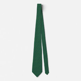 Tanzania Flag Hearts Tie