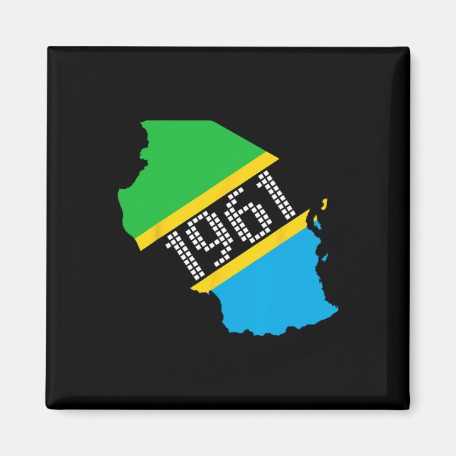 Tanzania Flag Independence Day  Magnet (Front)