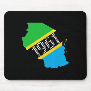 Tanzania Flag Independence Day Mouse Pad