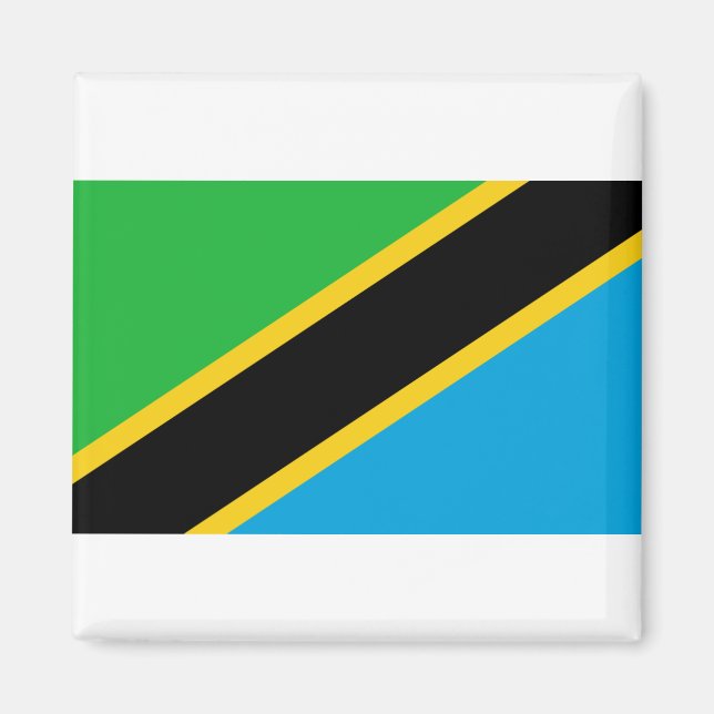 Tanzania Flag Magnet (Front)
