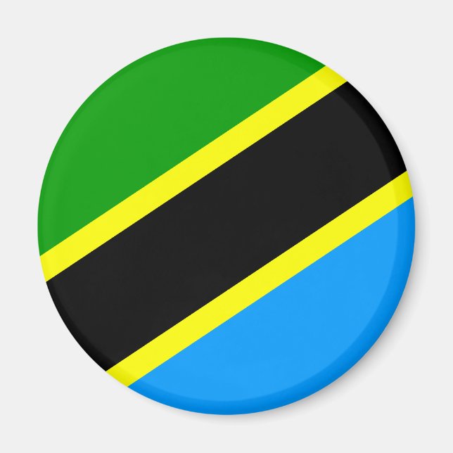 Tanzania Flag Magnet (Front)