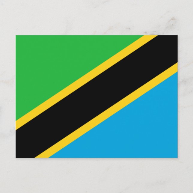 tanzania flag postcard (Front)