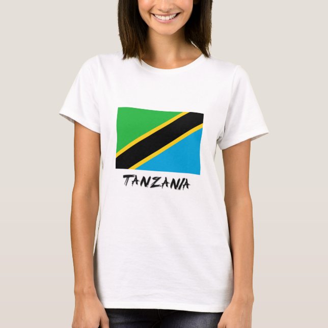 Tanzania Flag T-Shirt (Front)