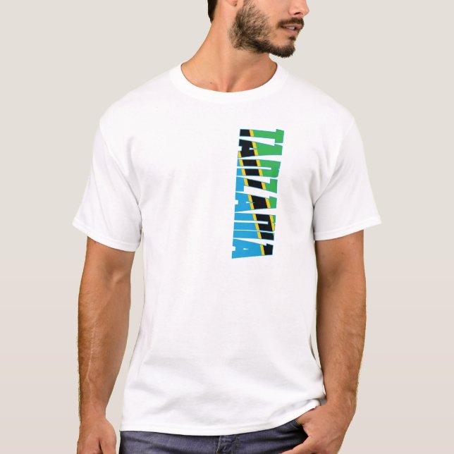 Tanzania Flag T-Shirt (Front)