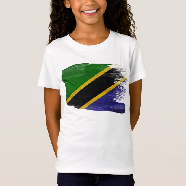 Tanzania Flag T-Shirt (Front)