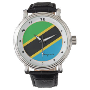 Tanzania Flag & Tanzania trendy fashion /design Watch