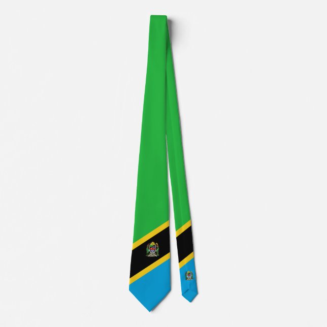 Tanzania flag tie (Front)