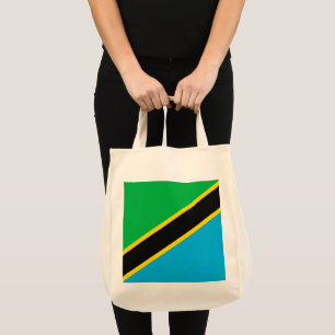 Tanzania flag tote bag