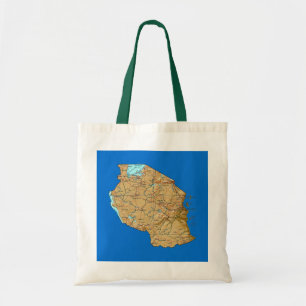 Tanzania Map Bag
