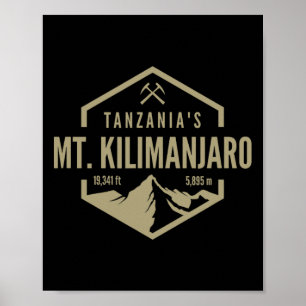 Tanzania Mt. Kilimanjaro Poster