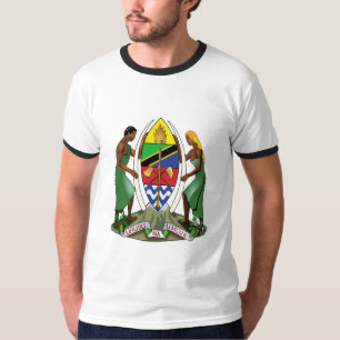 Tanzania Official Coat Of Arms Heraldry Symbol T-Shirt