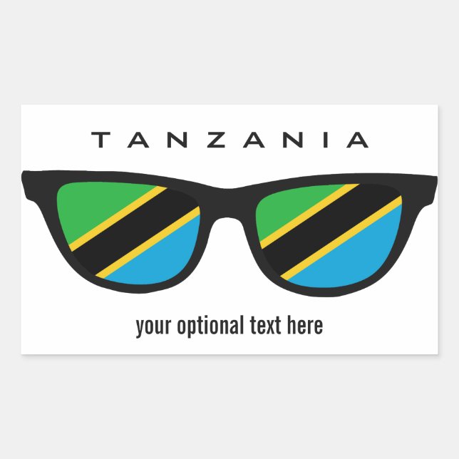 Tanzania Shades custom stickers (Front)