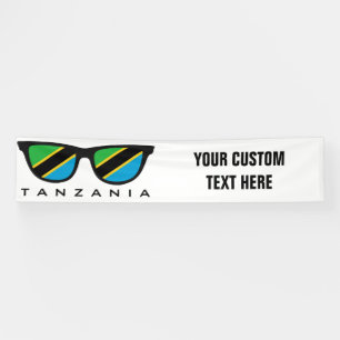 Tanzania Shades custom text & colour banner