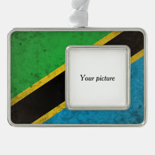 Tanzania Silver Plated Framed Ornament