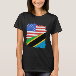Tanzania Tanzanian Pride America USA Vintage Tanza T-Shirt