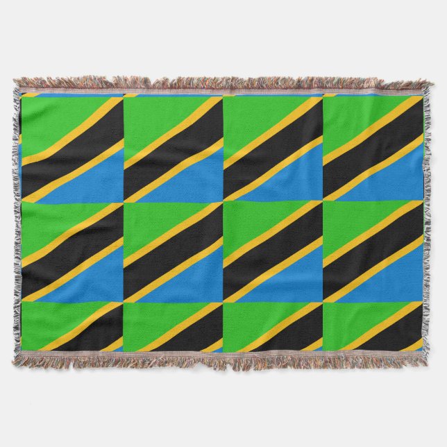 Tanzania Throw Blanket (Front)