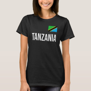 Tanzania Women Men Kids Tanzania Flag Souvenir T-Shirt