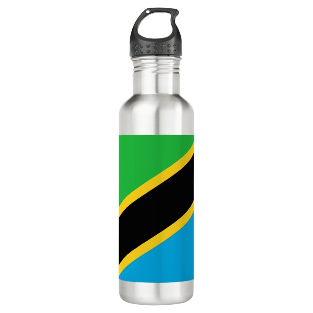 Tanzanian Flag 710 Ml Water Bottle (Front)