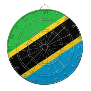 Tanzanian Flag Dartboard