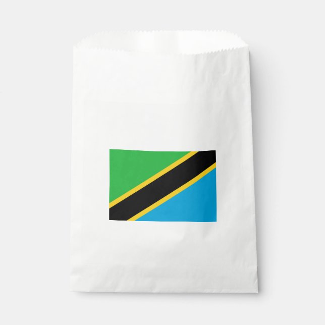Tanzanian Flag Favour Bags (Front)