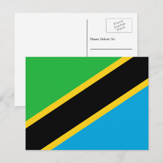 Tanzanian Flag, Flag of Tanzania Postcard