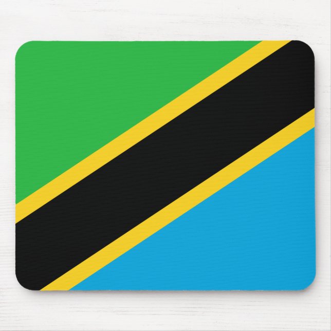 Tanzanian Flag Mouse Pad (Front)