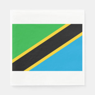 Tanzanian Flag Napkin