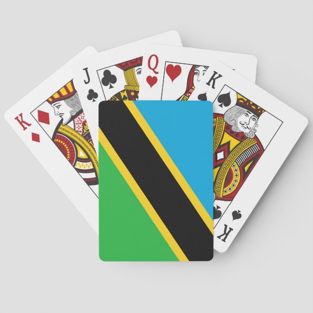 Tanzanian Flag Playing Cards (Back)