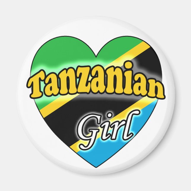 Tanzanian Girl Magnet (Front)