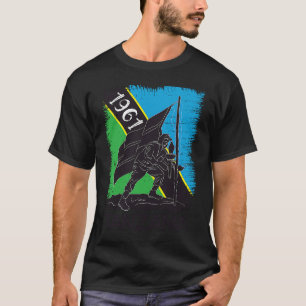 Tanzanian Pride Kili Mountain Flag Hoisting T-Shirt