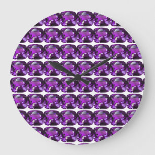 Tanzanite Gemstone Purple Large Clock