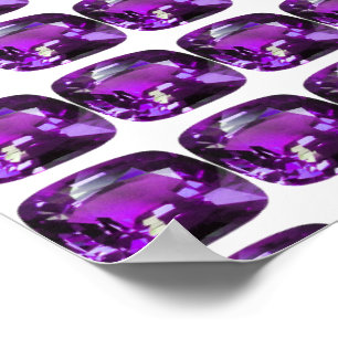 Tanzanite Gemstone Purple Poster