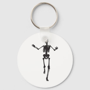 Tanzen-Skelett Key Ring