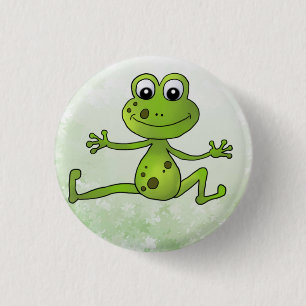tanzender Frosch  3 Cm Round Badge