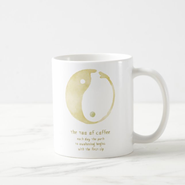 tao of coffee mug (Right)