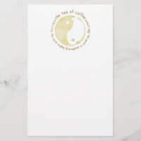 tao of coffee stationery