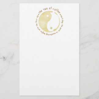 tao of coffee stationery