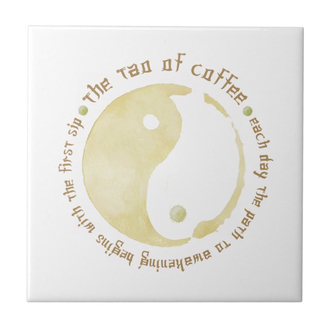 tao of coffee tile (Front)