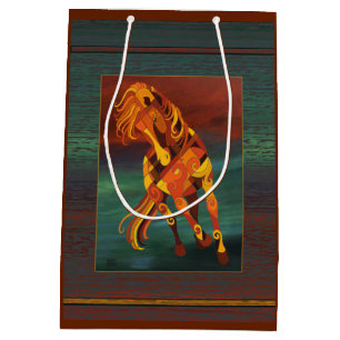 Tao of Fire Running Horse Gift Bag by Barbara Rush
