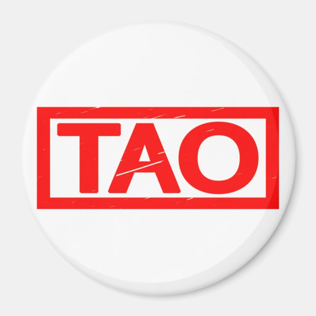 Tao Stamp Magnet (Front)