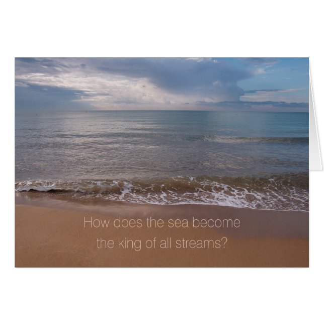 Tao Te Ching King of all streams CC0842 (Front Horizontal)