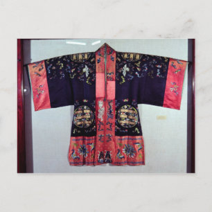 Taoist Robe With Tai Chi Yin and Yang Postcard