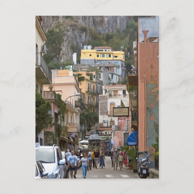 Taormina. #1.   postcard (Front)