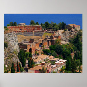 Taormina amphitheatre 3 poster