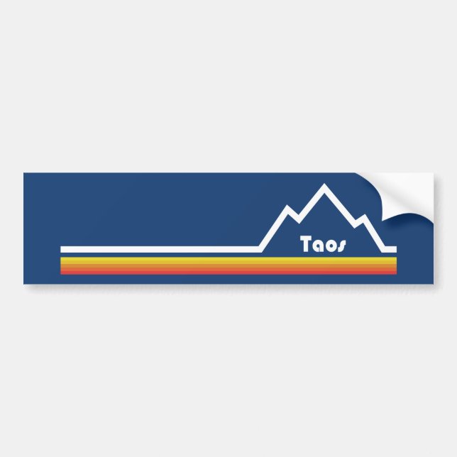 Taos, New Mexico Bumper Sticker (Front)