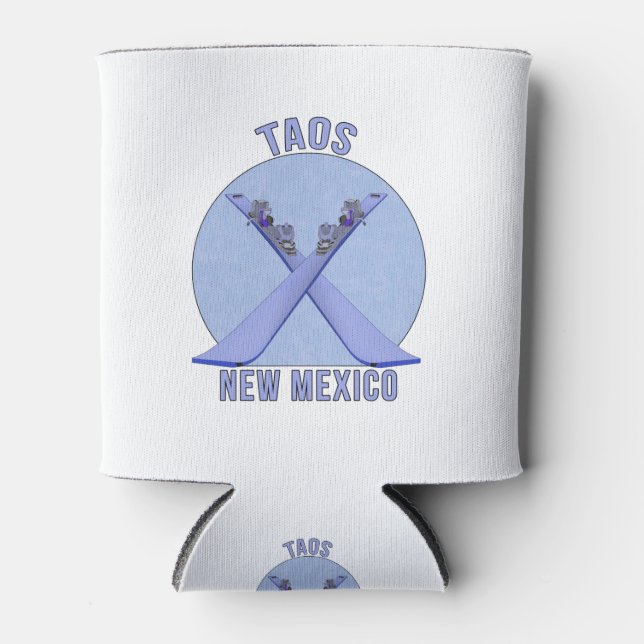 Taos, New Mexico Can Cooler (Front)
