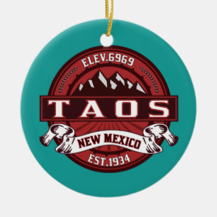 Taos New Mexico Est 1934 Christmas Ornament